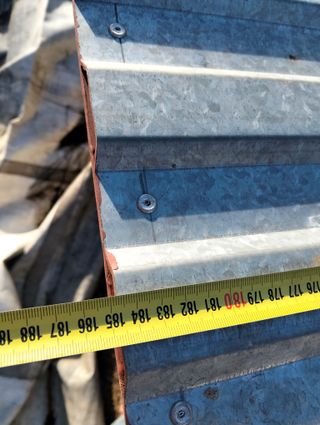 Puerta metálica galvanizada