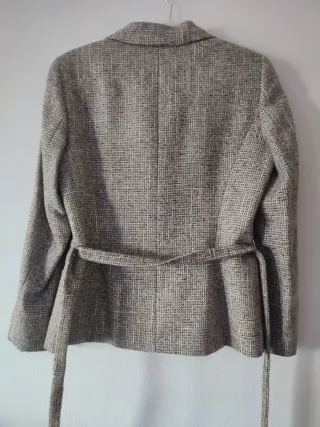 Americana boutique mujer beige multicolor