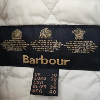 Chaqueta Barbour mujer beige talla S