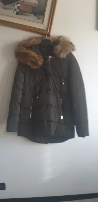 Piumino donna marrone taglia M