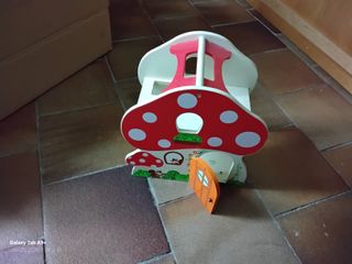 Casa de juguete seta portátil