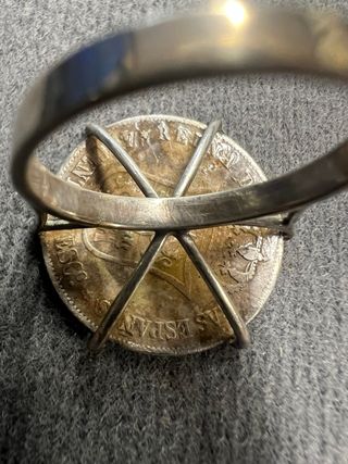 Anillo Plata 925 con Moneda Antigua