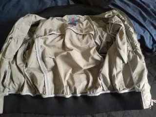 Bomber grigio con zip