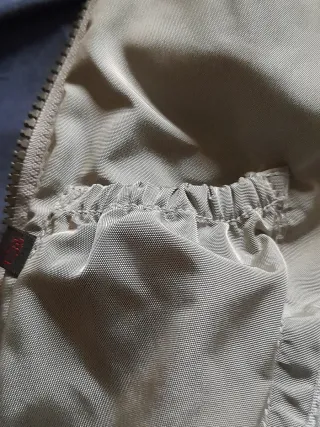 Bomber grigio con zip