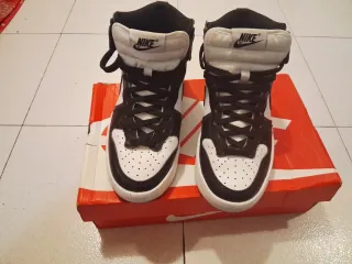 Nike Scarpe Alte Uomo Nero Bianco