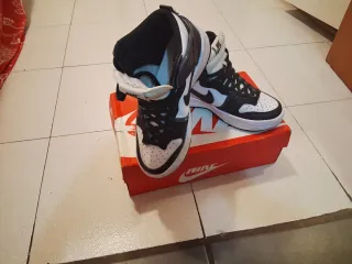 Nike Scarpe Alte Uomo Nero Bianco