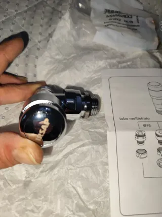 Kit valvole IRSAP cromate 1/2