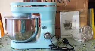 Batidora Amasadora KR200 PRIXTON Retro azul.