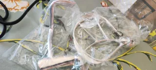 Batidora Amasadora KR200 PRIXTON Retro azul.