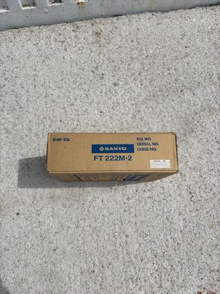 Radio Coche Sanyo FT 222M-2 Cassette