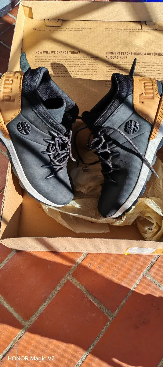 Botas Timberland Negras y Marrones
