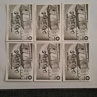 6 Cromos Serie Oro Liga Este 2016/17