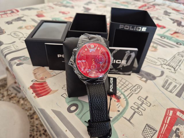 Orologio Police Nero e Blu