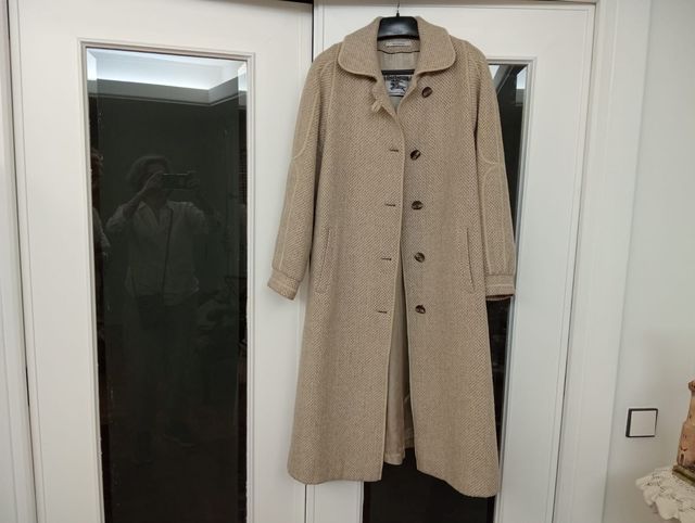 Abrigo Burberrys Lana Alpaca Vintage Mujer