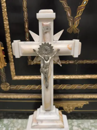 Antigua cruz altar barroca