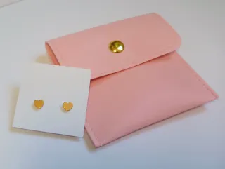 Pendientes Corazón Dorados