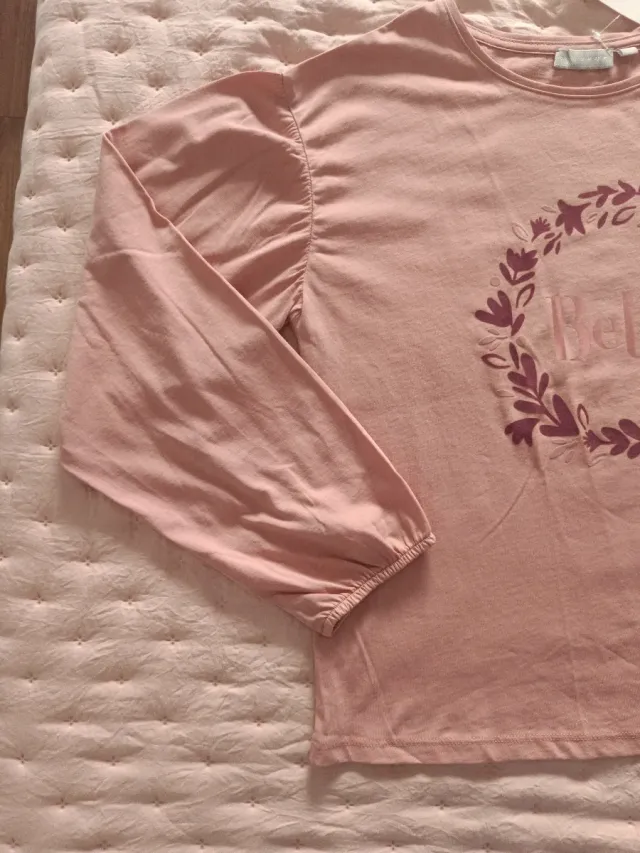 Maglietta rosa per bambina taglia 14-16