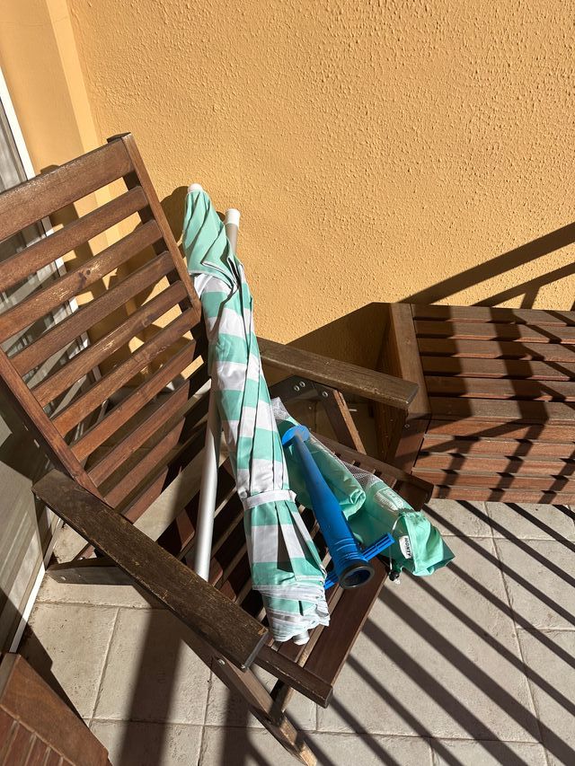 Sombrilla Playa 200cm con protección solar UPF 50+