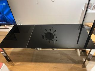 Tavolo Calligaris Cristallo e Metallo (estendibile)