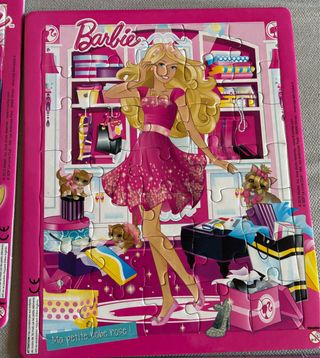 Pack 4 Puzzles Barbie