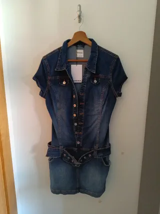 Mono vaquero Bershka azul