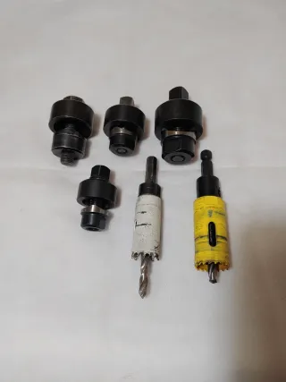 Tijeras cortachapa metal y PERFORADORES para metal