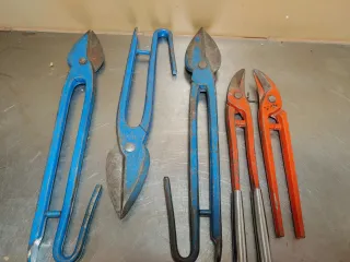 Tijeras cortachapa metal y PERFORADORES para metal