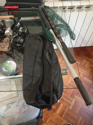 Lote pesca: cañas, carretes y accesorios