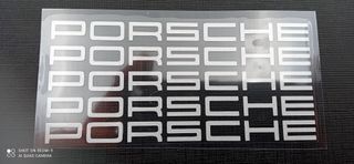 VINILOS PINZAS DE FRENO PORSCHE BLANCO
