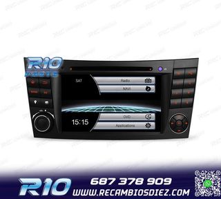 RADIO NAVEGADOR 7" PARA MERCEDES CL. E W211 CLS W219 USB GPS