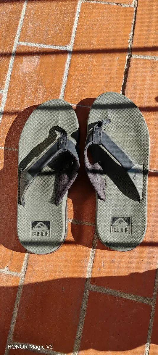 Chanclas Reef Hombre Verde y Negro