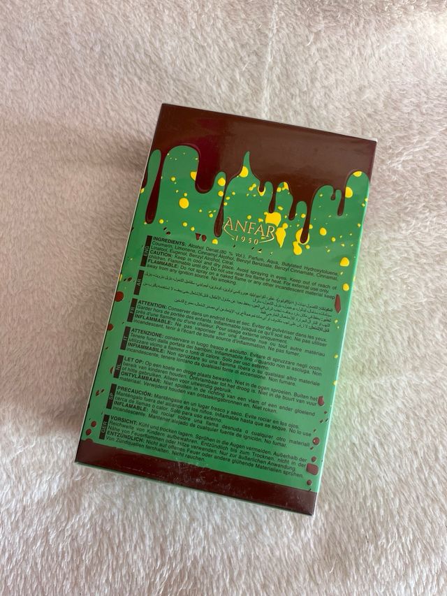 Perfume Pistacho Anfar Dubai Chocolate 80ml
