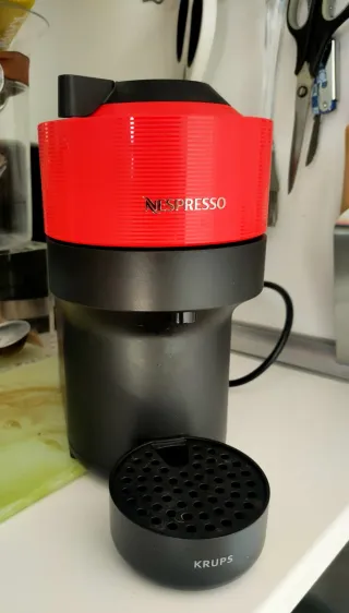 Cafetera Nespresso Krups Roja