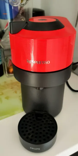 Cafetera Nespresso Krups Roja