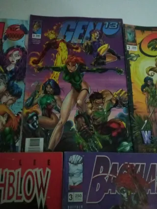 Lote 5 comics Wildstorm de Image Comics