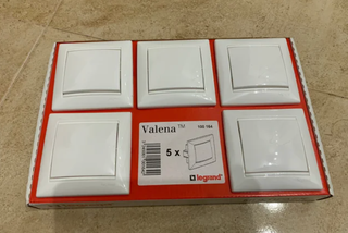 Interruptores Legrand Valena (5 unidades)