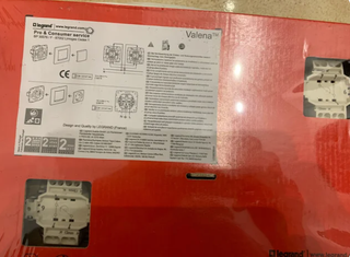 Interruptores Legrand Valena (5 unidades)