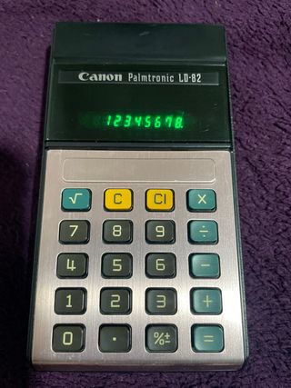 Calculadora Canon Palmtronic LD-82 Vintage