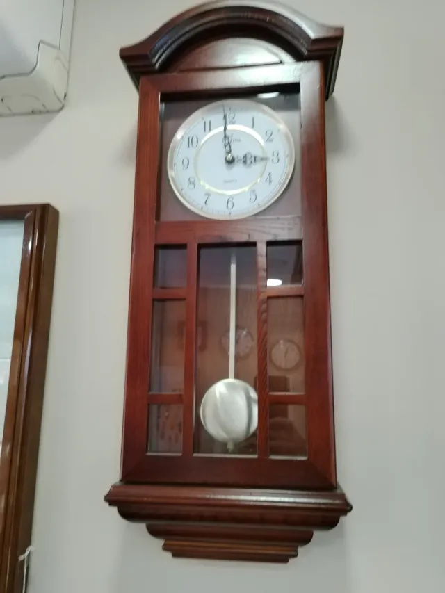 Reloj de pared madera con sonería