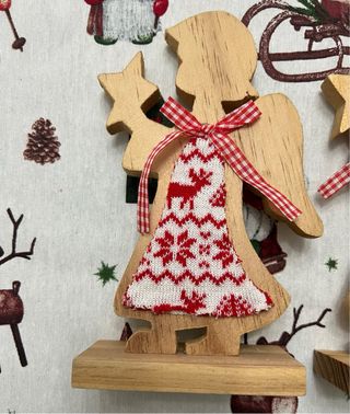 Set 2 Angeli Decorazioni Natalizie