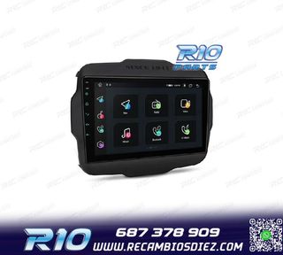 RADIO GPS ANDROID 14 PARA JEEP RENEGADE 15-20
