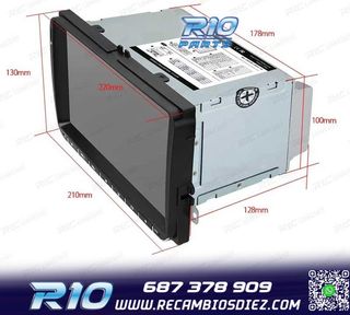 RADIO GPS ANDROID 12 PARA VW SEAT SKODA