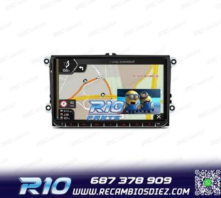 RADIO GPS ANDROID 12 PARA VW SEAT SKODA
