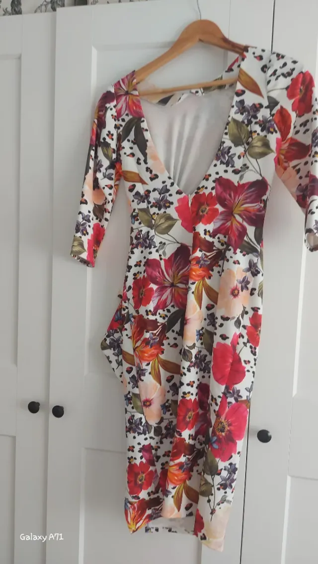 Vestido floral talla S