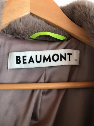 Abrigo Beaumont Beige/Marrón Talla Única