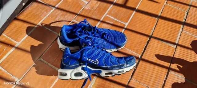 Zapatillas Nike TN Talla 44 Azul/Blanco