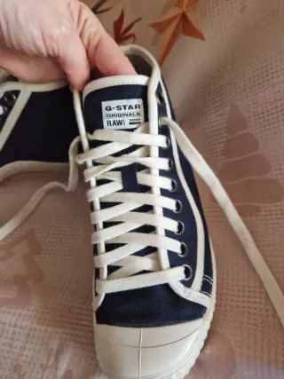 Zapatillas G-Star Raw tipo Converse Azul