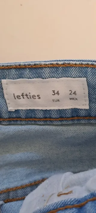 Pantalón vaquero Lefties acampanado talla 34