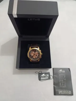 Reloj Lotus Crono Acero IP Rosado