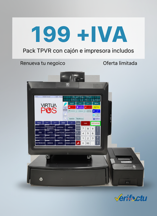Pack TPV con cajón e impresora